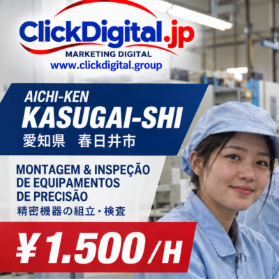Montagem e Inspeção de Equipamentos de Precisão | Kasugai-shi, Aichi-ken | ¥1.500/h | Nº da vaga : CD-Kasugai-0713